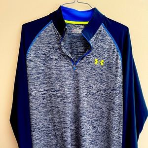 Men’s Under Armour Heat Gear 1-4 zip size large